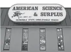  ?? SENTINEL FILES ?? American Science &amp; Surplus, 6901 W. Oklahoma Ave., is a longtime fixture among Milwaukee curiositie­s.