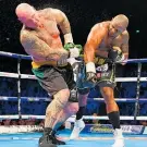  ?? Photo / Getty Images ?? Joseph Parker will face Dillian Whyte (right) who flattened Lucas Browne.