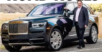  ??  ?? Entering royal service: The new Rolls-Royce Cullinan is admired by Ray