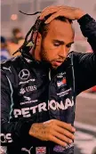 ?? AFP ?? Positivo Lewis Hamilton, 35 anni, sette volte iridato di Formula 1