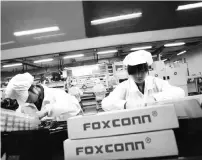  ??  ?? Foxconn makes products for many companies aside from Apple