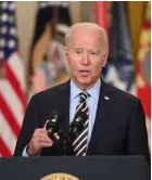  ?? AFP ?? Biden rechazó comparar la experienci­a de EE. UU. en Vietnam con la de Afganistán.