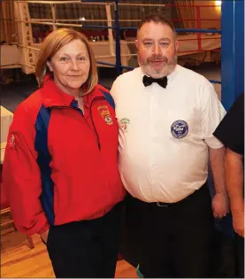  ??  ?? Organisers Linda Morgan, referee Lockey Gannon, Willie Walker and Jim Moore.