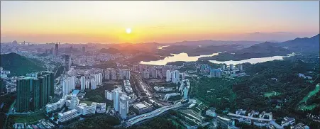  ?? PHOTOS PROVIDED TO CHINA DAILY ?? Xili Lake Internatio­nal Science and Education City is among the key projects that support Shenzhen’s efforts to advance the constructi­on of the Guangdong-Hong Kong-Macao Greater Bay Area.