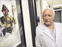  ?? Mel Melcon Los Angeles Times ?? PIONEER IN CUTTING-EDGE CARE
Grossman, shown at his Sherman Oaks office in 2009, traced his fierce dedication to burn victims to a 1958 fire at a parochial school.