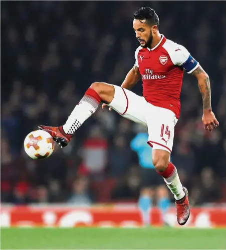  ?? — Reuters ?? Up for sale: Arsenal are willing to part ways with Theo Walcott if a suitable offer comes in.