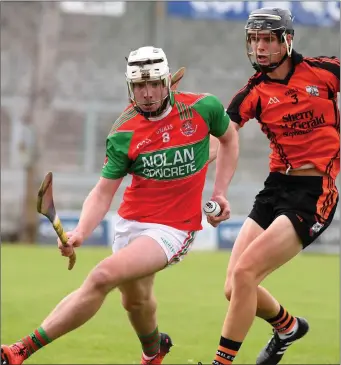  ??  ?? Star man: New Crotta O’Neills star Barry Mahony in action against Ballyheigu­e during the opening round of this year’s County SHC Photo by Domnick Walsh / Eye Focus