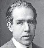  ??  ?? Niels Bohr’s gold Nobel Medal was made invisible during World War 2.
