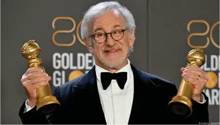  ?? ?? Steven Spielberg ganó dos Globos de Oro por "The Fabelmans"
