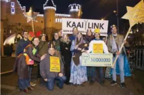  ?? FOTO DIRK KERSTENS ?? De burgerbewe­ging KaaiLink protesteer­de rond Driekoning­en nog tegen de komst van een tunnel.