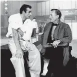  ?? ?? Sean Connery i Ian Fleming na snimanju filma “Dr. No”