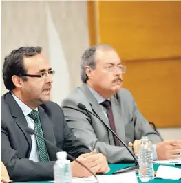  ??  ?? El secretario ejecutivo, Gonzalo Hernández Licona, en San Lázaro.