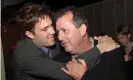  ?? ?? Ben Affleck and Roger Michell at the premiere of Changing Lanes in Los Angeles, 2002. Photograph: Kevin Winter/Getty Images