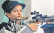  ?? PTI ?? Anjum Moudgil had earlier won the 50m air rifle competitio­n.