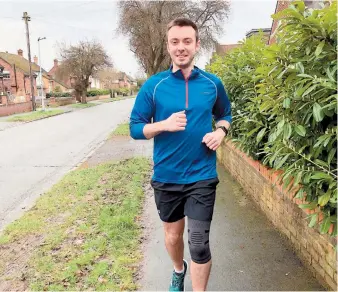  ??  ?? Luke Sumner is running more than 1,700km for Dementia UK.