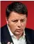  ??  ?? Ex premier Matteo Renzi, 46 anni, senatore e leader di Iv