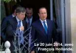  ??  ?? Le 20 juin 2014, avec
François Hollande.