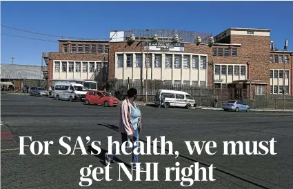  ?? Picture: Alon Skuy ?? The country is able to expand access to affordable private health care for more South Africans through the introducti­on of low-cost medical aid options, say the writers.
