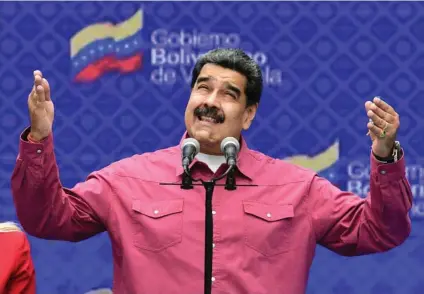  ?? AFP ?? Maduro tiene hundido al pueblo de Venezuela.