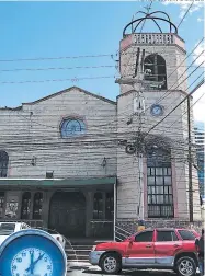  ?? FOTOS: MARVIN SALGADO ?? Iglesia Medalla Milagrosa
Se estima que el reloj público que se ubica en la iglesia Medalla Milagrosa tiene más de 60 años.