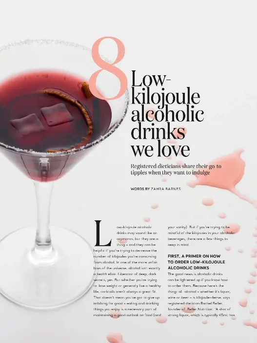 8 Lowkilojoule alcoholic drinks we love PressReader