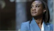  ?? STEPHANIE SCARBROUGH — THE ASSOCIATED PRESS ?? Laphonza Butler, D-Calif., announced Thursday that she will not seek election to a full term in 2024.