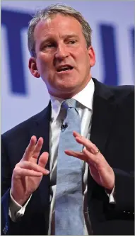  ??  ?? Mission: Education Secretary Damian Hinds