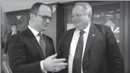  ??  ?? Bushati e Kotzias në Bullgari