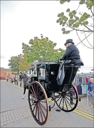  ??  ?? The Hansom Cab returned to Hinckley last year for a special heritage day. Picture: Jim Tomlinson for Hinckley and Bosworth Borough Council