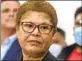  ?? Los Angeles Times ?? Francine Orr
MAYOR KAREN BASS hasn’t decided if Michel Moore should return as LAPD chief, an aide says.