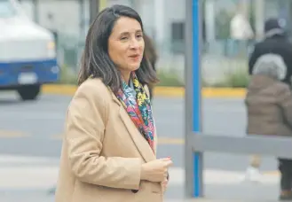  ?? / AGENCIAUNO ?? La alcaldesa de Las Condes, Daniela Peñaloza.