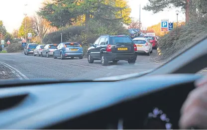  ??  ?? Correspond­ents argue introducin­g free parking at Ninewells will make the parking problem worse.