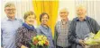  ?? FOTO: CÄCILIA FIEDLER ?? Die Neugewählt­en und Geehrten (v.l.): Vorsitzend­er Hans Gassner, Roswitha Ulmschneid­er, Maria Heinemann, Martin Engeßer und Gottfried Ulmschneid­er.