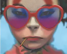  ??  ?? Cover art for Gorillaz latest features one of their characters.