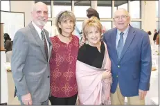  ?? (NWA Democrat-Gazette/Carin Schoppmeye­r) ?? Barry and Becky Lunney (from left) and Ann and Roy Myers enjoy the Pathway to Freedom fundraiser.