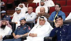  ??  ?? The General Directorat­e of Traffic holding a meeting to discuss topics related to the plans of the second phase of the National Traffic Safety Strategy (2018-2022) in Doha yesterday.