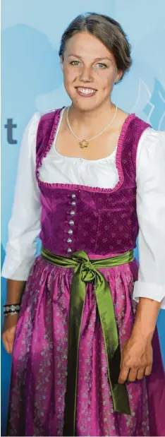  ?? Foto: imago ?? Laura Dahlmeier macht auch im Dirndl eine gute Figur.