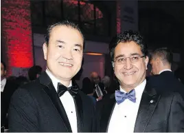  ??  ?? Dr. Kazuhiro Yasufuku and Dr. Shaf Keshavjee