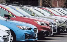  ?? MIKE DE SISTI/USA TODAY NETWORK ?? Vehicles less than $10,000 are taking an average of 23.6 days to sell, compared with 36.1 days for all used models.