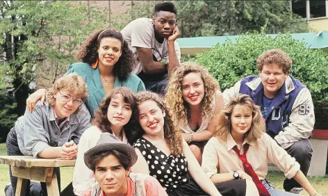  ?? PHOTOS: CBC FILES ?? The gang from Degrassi High is back on the small screen on Encore+ — a YouTube channel streaming shows for free ... yes for free.