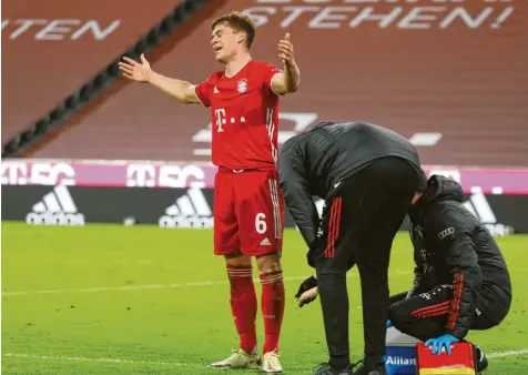  ?? Foto: Hans Rauchenste­iner ?? Erst als Joshua Kimmich in der zweiten Halbzeit Benjamin Pavard als Rechtsvert­eidiger ersetzte, wurde das Spiel der Münchner besser. Wie schon in den sieben vorangegan­genen Spielen konnten die Bayern auch gegen Mainz wieder einen Rückstand aufholen.