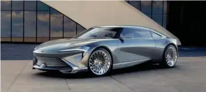  ?? PROVIDED BY GM DESIGN ?? The Buick Wildcat EV concept laid the groundwork for the Encore GX’S design updates.