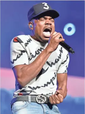  ?? ROB GRABOWSKI, INVISION/AP ?? Chance the Rapper will find it hard to top last weekend’s performanc­e, which drew a colossal crowd.