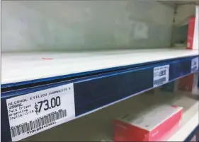  ?? CEDOC PERFIL ?? TODO PARA MI. La pandemia llevó al desabastec­imiento y al control de precios.