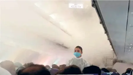  ??  ?? A PLANE heading to New Delhi from Chennai being fumigated before takeoff on May 28. The source of infection has primarily been foreign travellers, and their contacts secondaril­y helped its spread to others. Both belong largely to the upper-middle and upper classes.