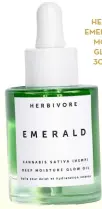  ??  ?? HERBIVORE EMERALD DEEP MOISTURE GLOW OIL 30ML, £42