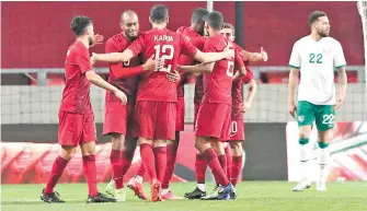  ?? / FOTO: REUTERS ?? La Selección de Qatar, anfitriona del próximo Mundial, rescató el empate.