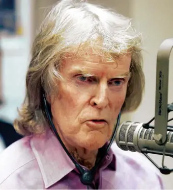  ?? AP FILE PHOTO ?? Don Imus was fired early in his career for uttering the word "hell" on radio. Much later, his career was never the same after he uttered a slur on the air. He died Friday at age 79.