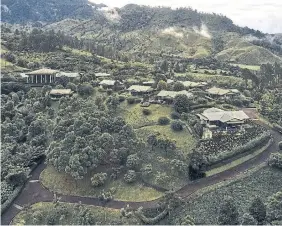  ?? ?? An aerial view of Hacienda AltaGracia, opening this month in Costa Rica.