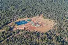  ?? Bruce Gordon/Bruce Gordon / ecoflight ?? Pinyon Plain mine (formerly called Canyon Mine), seen from above. Indigenous American tribes oppose the operation of this mine. Photograph: